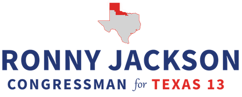 Ronny Jackson. Congressman for Texas 13.