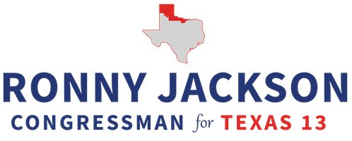 Ronny Jackson. Congressman for Texas 13.